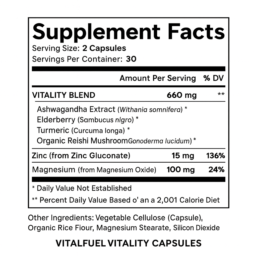 VitalFuel Vitality